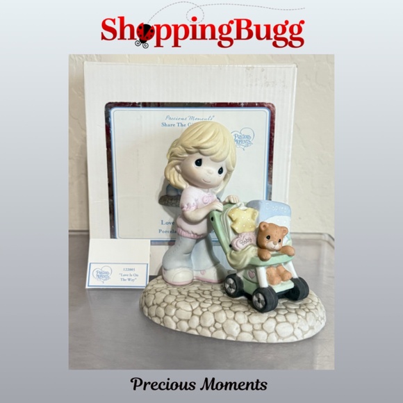 Precious Moments Love Is On The Way Porcelain Figurine 122005 (SB1416) - Picture 1 of 15